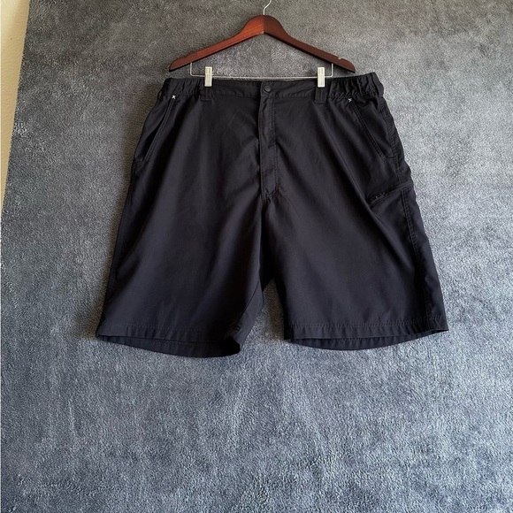 Wrangler Black Cargo Shorts Athletic Style - Picture 13 of 16